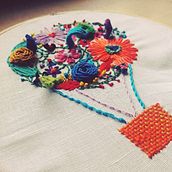 Mi Proyecto del curso: Técnicas básicas de bordado: puntadas, composiciones y gamas cromáticas. Embroider project by Patri Caride - 11.21.2016