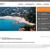 Apartaments Kosidlo. Un progetto di Web development di Yunior Pérez González - 21.04.2015