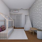 Habitación de niño. 3D, Interior Architecture, Creative Consulting & Interior Design project by Manuela Albuquerque - 09.22.2016