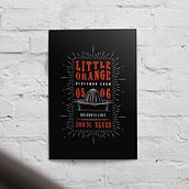 CARTEL LITTLE ORANGE. Design, Graphic Design, and Traditional illustration project by J.ÁNGEL CARBALLO - 11.22.2016