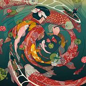 Ukiyo-e Tale. Un projet de Beaux Arts, B, e dessinée et Illustration traditionnelle de Nicolás Castell - 26.11.2016