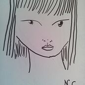 Un dibujo que hice para inktober. Traditional illustration project by Nuria García - 10.11.2016