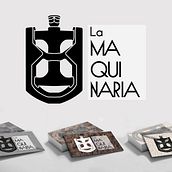 La Maquinaria. Een project van  Br, ing en identiteit y Grafisch ontwerp van Elena Sánchez - 27.11.2016