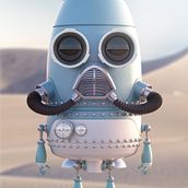KidBot. 3D, Art Direction, Character Design, Traditional illustration, IT, Photograph, and Post-production project by Shender3d - 11.27.2016