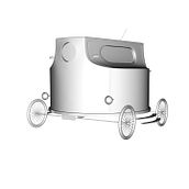 Modelo de un coche a partir de una boquilla de Spray. Een project van 3D van Beatriz Orellana Matías - 17.12.2016