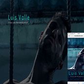 actualizacion de la web http://luisvalleartist.com/. Un proyecto de Diseño Web y Desarrollo Web de Luis Burbano Ulloa - 27.11.2016