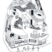 La Gazette de l'Hôtel Panache - Paris Ein Projekt aus dem Bereich Grafikdesign und Traditionelle Illustration von Justine Duhé - 31.01.2016