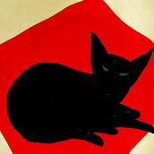 Black Cat. Projekt z dziedziny  Sztuki piękne, Design, Projektowanie graficzne, Trad, c i jna ilustracja użytkownika Svitlana Baydak - 30.11.2016