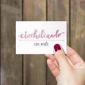 Branding_Crocheteando con Angie. Br, ing, Identit, Calligraph, Graphic Design, T, and pograph project by La mamba negra - 12.01.2016