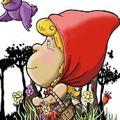 CAPERUCITA ROJA. Comic, Character Design, and Traditional illustration project by Ignacio Aragonés López - 12.01.2016