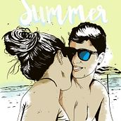 Summer. Graphic Design, and Traditional illustration project by Ivan Rodriguez Olvera - 12.05.2016