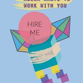 HIRE ME  . % adelaponsfarzam tarafından hazırlanan Grafik Tasarım projesi - 12.07.2016