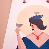 CALENDARIO ILUSTRADO 2017. Un proyecto de Diseño de personajes e Ilustración tradicional de Marina Stecca - 12.12.2016