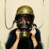 Helmet Girl. Fine Arts project by Isem Garcia Massana - 12.14.2016