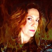Mayte on fire.  project by Mayte Oliver Ortiz - 01.22.2017