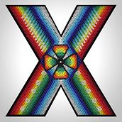 México Mx - Arte Wixárika "X". Arts, Crafts, Fine Arts, Design, and Traditional illustration project by Mathell Remis - 12.21.2016