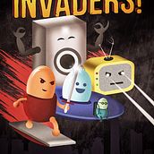 INVADERS!: Trabajo Final de IPNI. Traditional illustration, Character Design, and Graphic Design project by Mariano Jaime - 12.25.2016
