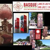 Cartel Para el Smithsonian folklive 2016 (Washington DC). Un proyecto de Bellas Artes de Paul Caballero Barturen - 03.07.2016