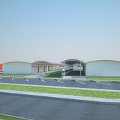 Entrada de la Universidad de Oriente - Sucre - Venezuela. 3D, Architecture, and Design project by Carlos Perez - 12.29.2016