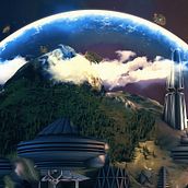 Another worlds series - Foundation. 3D, Fine Arts, Film, Video, TV, Art Direction, Design, and Traditional illustration project by Oscar Ibañez - 11.29.2016