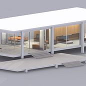 Casa Farnsworth Ein Projekt aus dem Bereich 3-D-Design von Santiago Llorente Hernández - 04.09.2020