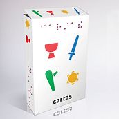 Cartas inclusivas: para no videntes, con disminución visual y afortunados que podemos ver. Design project by Federico Koch - 08.12.2013