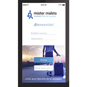 App Mister Maleta. Information Design, Graphic Design, and UX / UI project by Maite Atutxa - 11.28.2016