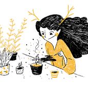 Witches . Traditional illustration project by Patricia Corrales Ilustración - 12.19.2016
