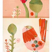 El Ruiseñor. Traditional illustration project by Ana Suárez - 01.05.2017