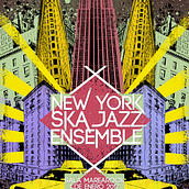 New York Ska-Jazz Ensemble: Ilustración para music lovers. Un proyecto de Ilustración tradicional de Alberto Ferrándiz - 09.01.2017