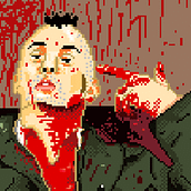 Mi Proyecto del curso: Técnicas de Ilustración en Pixel Art: Taxi Driver. Animation, and Traditional illustration project by Erick Enriquez - 01.08.2017