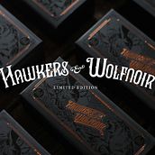 Hawkers & Wolfnoir Ltd. Edition. Un projet de Design graphique, Illustration traditionnelle , et Packaging de David Sanden - 10.01.2017