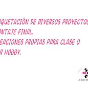 MAQUETACIONES. Tengo todos los proyectos originales. . Een project van  Br, ing en identiteit,  Ontwerp, Informatieontwerp y Webdesign van SANDRA ALVAREZ PEREZ - 11.01.2017