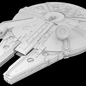 Modelado 3D // Halcón Milenario [EN PROCESO]. 3D project by David Escribano Gálvez - 01.13.2017