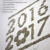 Felicitación de Navidad para Dingus. Design project by Teresa Hita - 12.19.2016