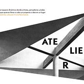 Espacio coworking ATELIER. Un proyecto de Dirección de arte, Br e ing e Identidad de Alejandra Faus - 05.06.2016