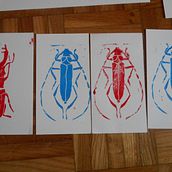 primeros sellos. Arts, and Crafts project by Alessandra - 01.17.2017