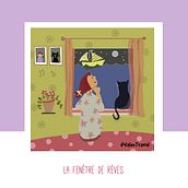 La fenêtre de rêves. Traditional illustration project by Valentina Urdaneta Urdaneta - 12.29.2016
