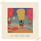 The three speedy kings. Traditional illustration project by Valentina Urdaneta Urdaneta - 01.05.2017