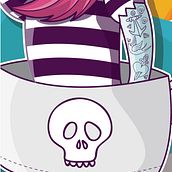 Sailor Cooking Pot. Design, Character Design, and Traditional illustration project by Giancarlo Rossi - 01.22.2017