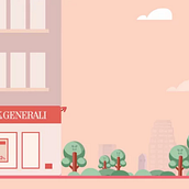 Generali | Más que seguros. Animation, Fine Arts, Comic, Art Direction, Design, Character Design, Graphic Design, Traditional illustration, Motion Graphics, Advertising, and Video project by Gastón Bruno - 01.24.2017