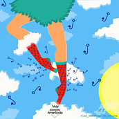 COLABORACION CON AMORSHOES & AMORSOCKS. Un projet de Design graphique de Marine Kersusan - 12.01.2017