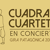 Cuadrante Cuarteto - Gira Patagónica 2016. Projekt z dziedziny Projektowanie graficzne, Trad, c i jna ilustracja użytkownika María Laura Conte Grand - 31.03.2016