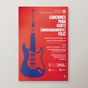 Canciones para gente moderadamente feliz. Editorial Design, and Graphic Design project by Juan Jareño - 01.26.2017