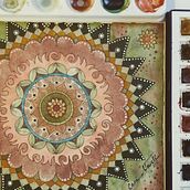 Mandalas. Arts, Crafts, Fine Arts, Collage, Art Direction, Design, Furniture Design, Making, and Painting project by Cecilia Newell - 01.26.2017