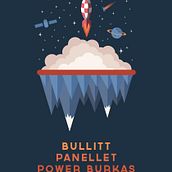 Bullitt + Panellet + Power Burkas Ein Projekt aus dem Bereich Grafikdesign und Traditionelle Illustration von Xavier Calvet Sabala - 29.01.2017