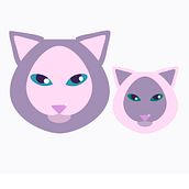 Gatos - vector. Un proyecto de Diseño de personajes de Diana Arboleda - 29.01.2017