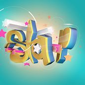 Texto en 3D "Star". 3D, Design, Graphic Design, Motion Graphics, T, and pograph project by carlos morales - 01.30.2017