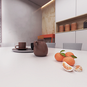 Infografías Interior Salón. 3D, Architecture, Interior Architecture, Collage, Interior Design & Infographics project by Diamond Architecture - 01.31.2017