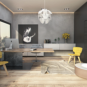 Infografía Despacho. 3D, Architecture, Interior Architecture, Design, Lighting Design, Interior Design & Infographics project by Diamond Architecture - 01.31.2017